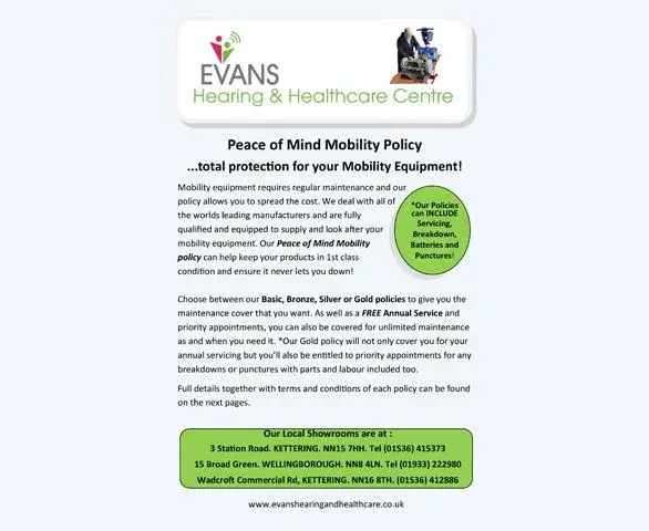 Peace of Mind Mobility Policy